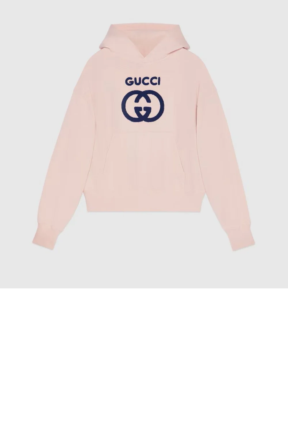 자수 코튼 저지 후드 (2color) 상세