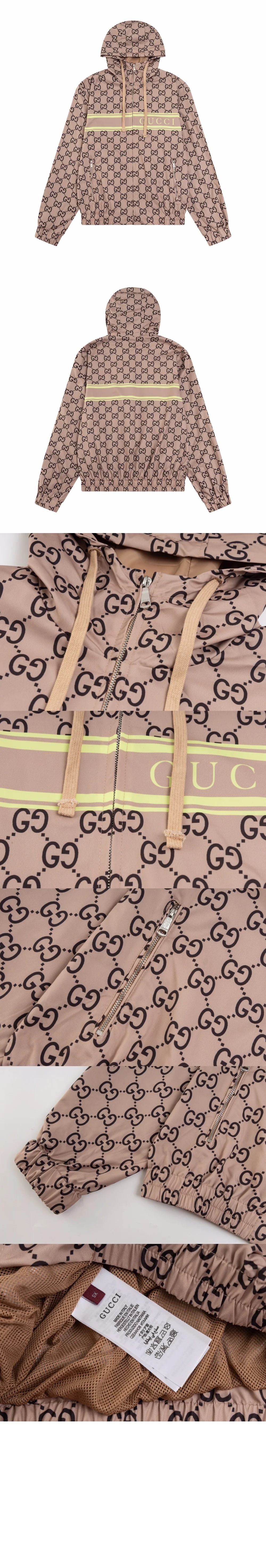 로고 쇼트 코트 상세