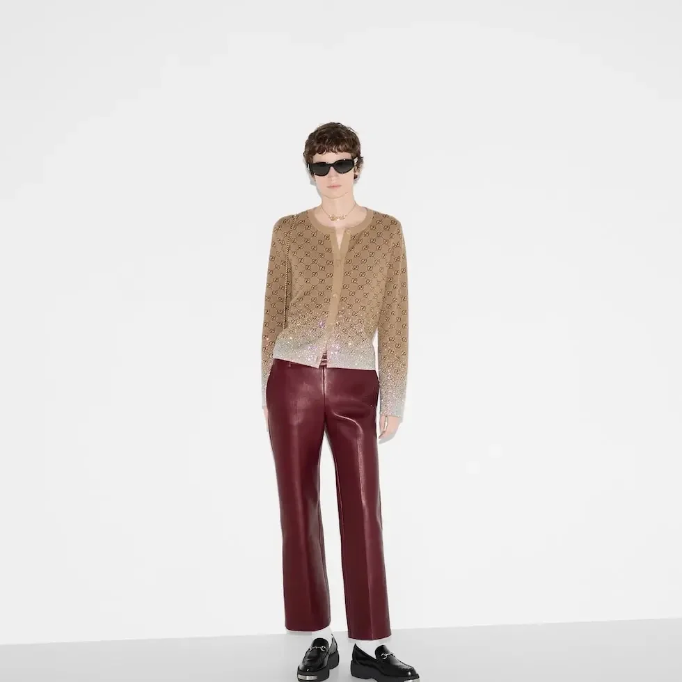 자수 울 GG 자카드 가디건 813850 & 베스트 813852 상세