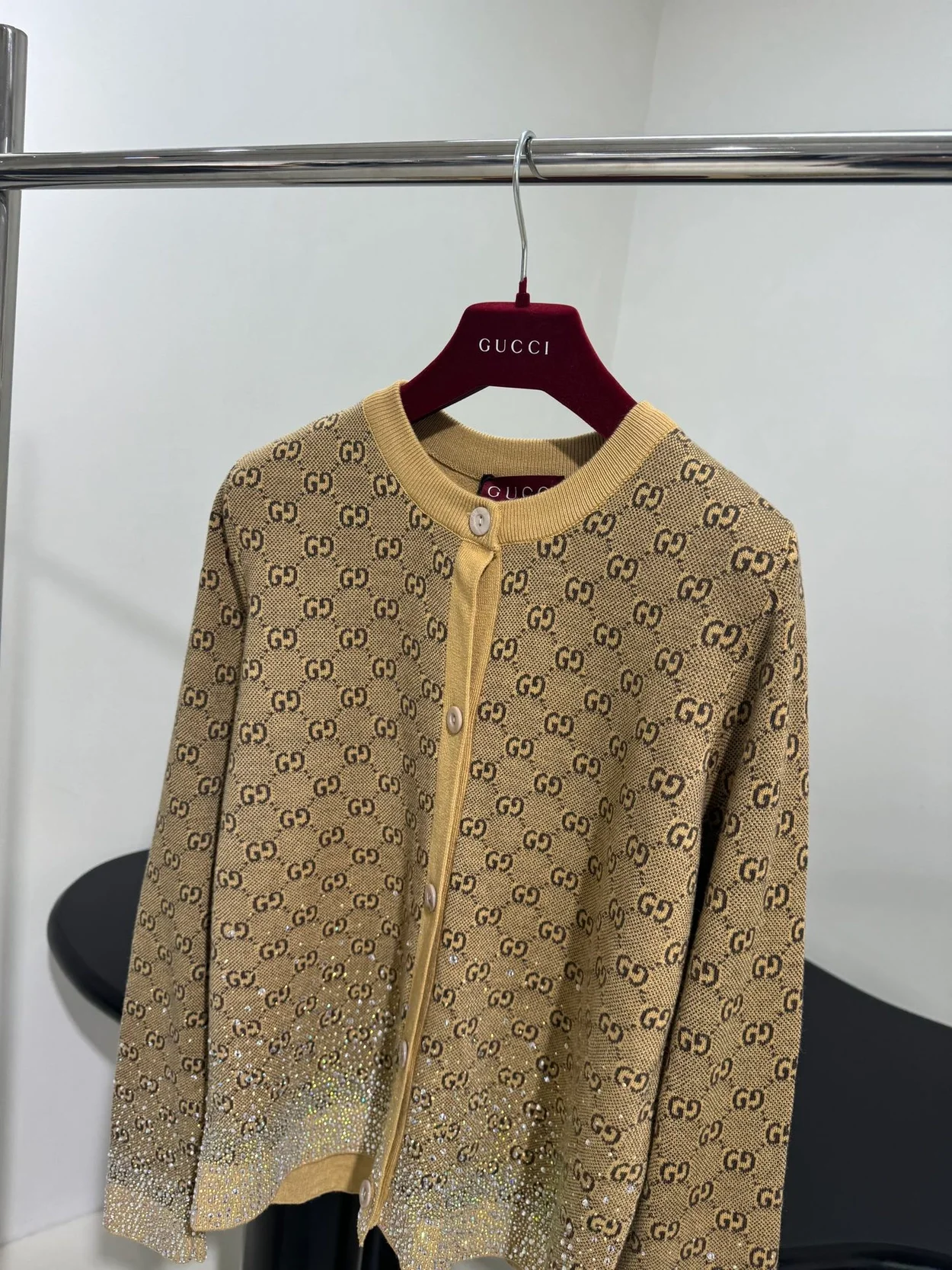 자수 울 GG 자카드 가디건 813850 & 베스트 813852 상세