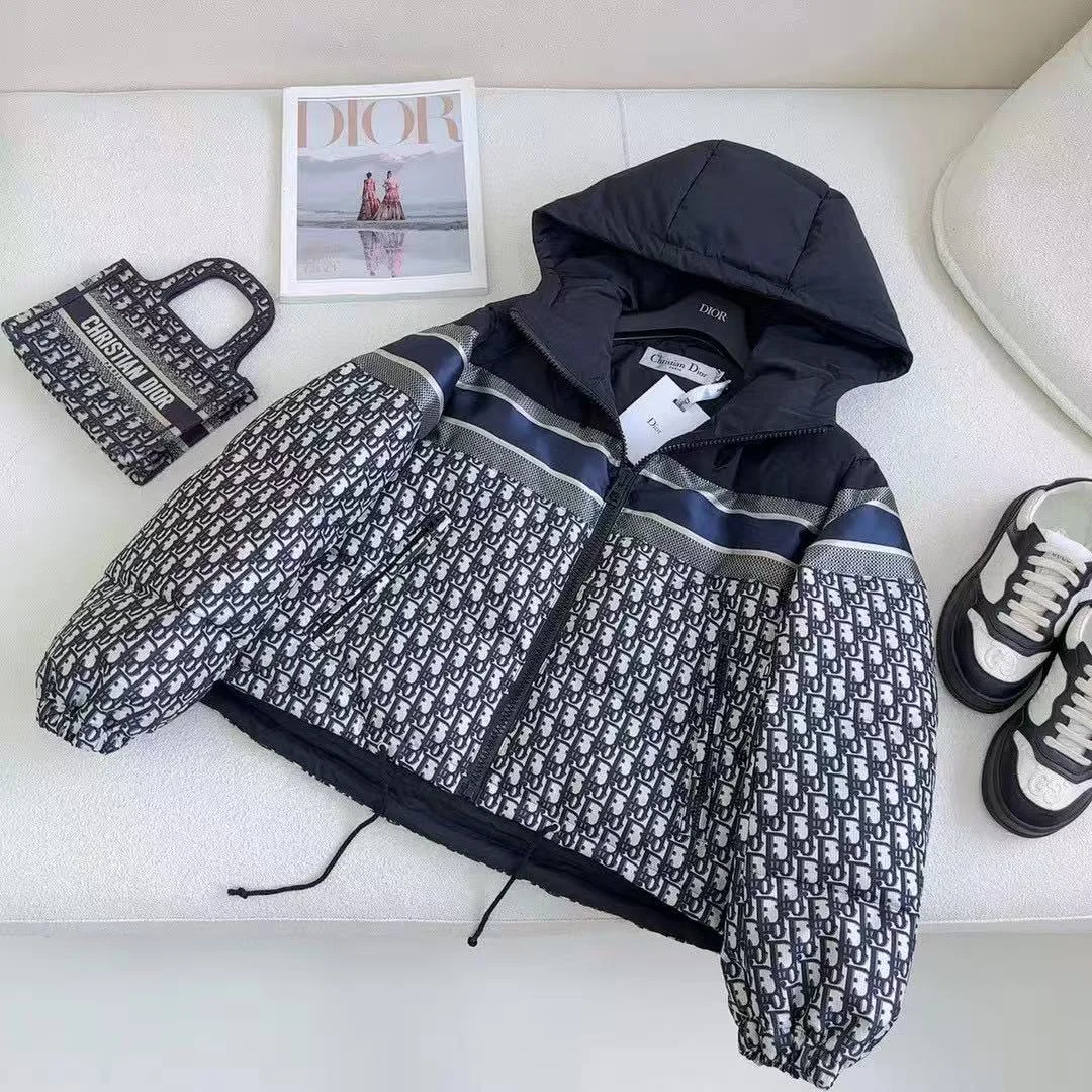 오블리크 리버시블 크롭 패딩 상세