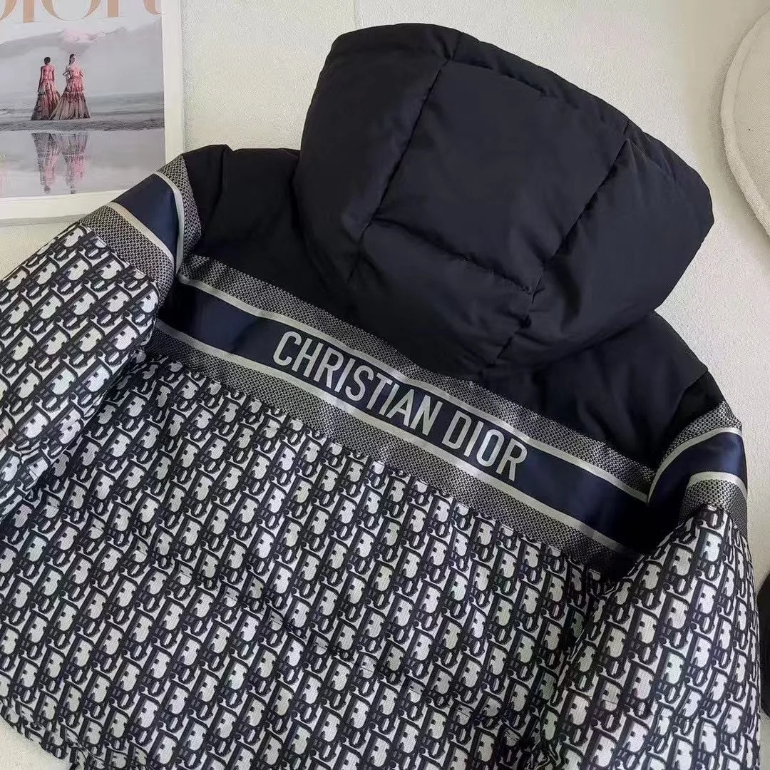 오블리크 리버시블 크롭 패딩 상세