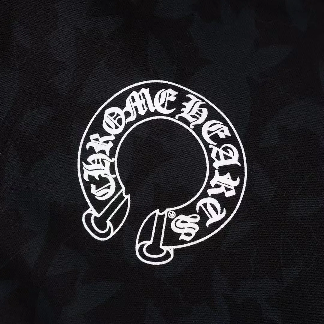 홀스슈 플로랄 플리스 집업 후드 블랙 상세