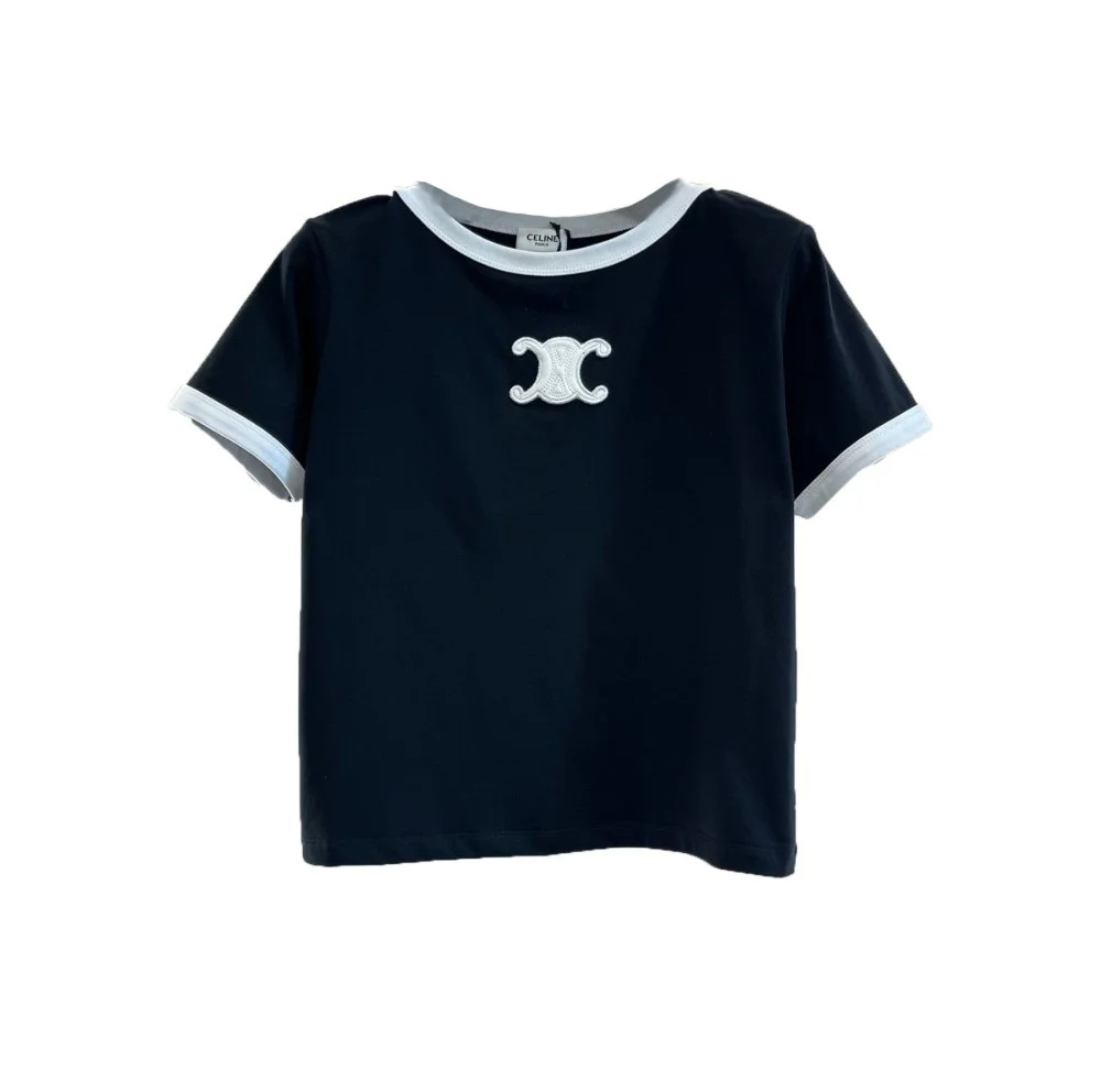 로고 프린트 반팔