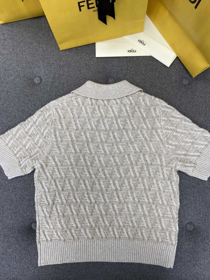 FF 울 캐시미어 폴로 셔츠 상세