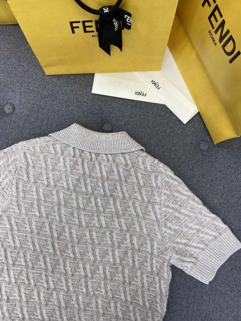 FF 울 캐시미어 폴로 셔츠 상세