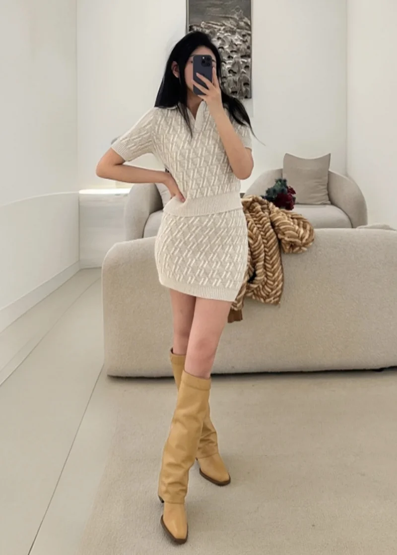 FF 울 캐시미어 폴로 셔츠