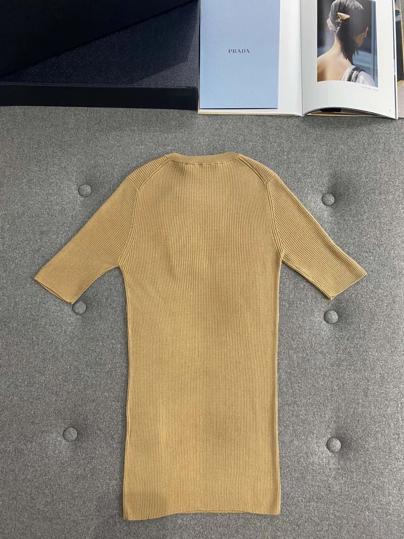 멀버리 실크 크루넥 반팔 니트 상세