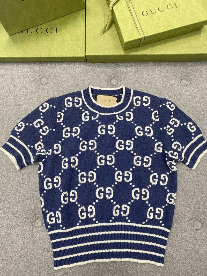 자카드 반소매 블라우스 상세