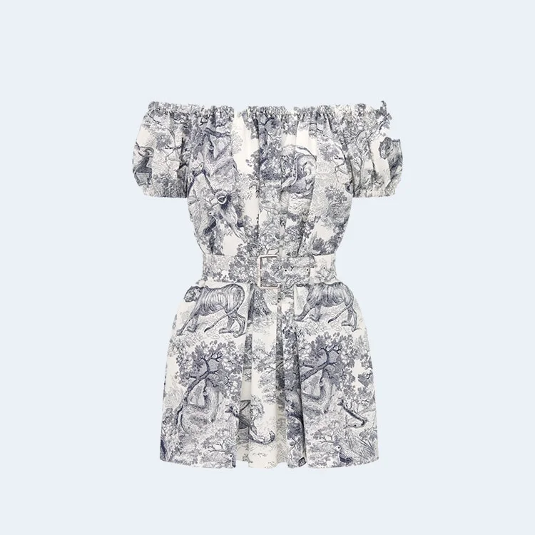 플레어 숏 원피스 상세