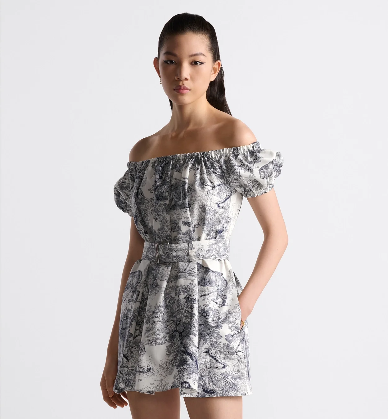 플레어 숏 원피스 상세