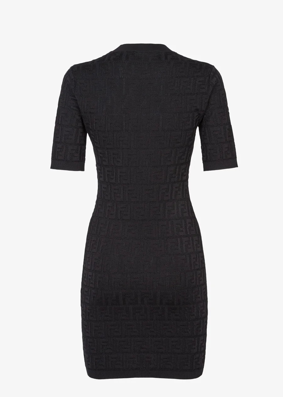 모노그램 블랙 드레스 원피스 상세