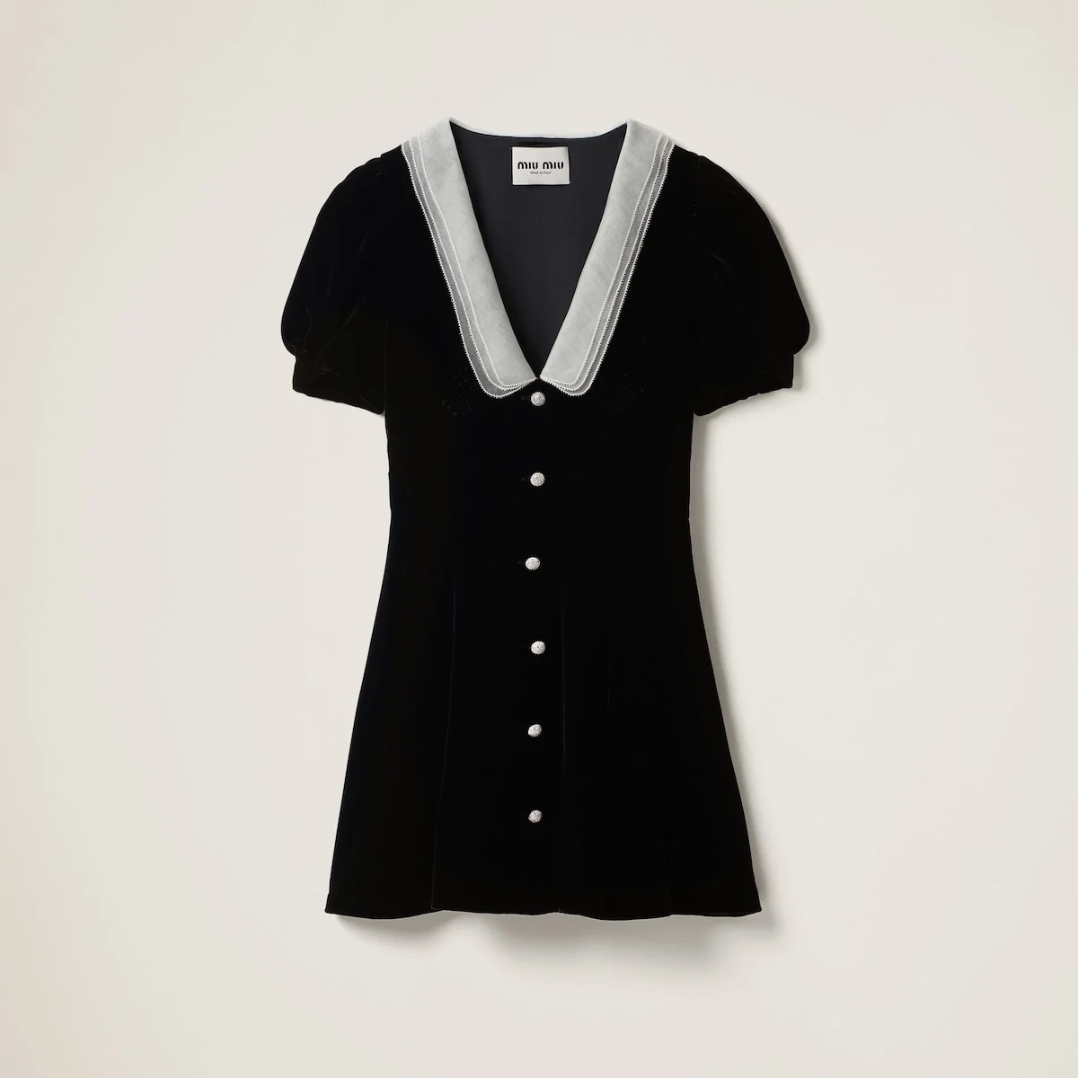 벨벳 미니드레스 상세