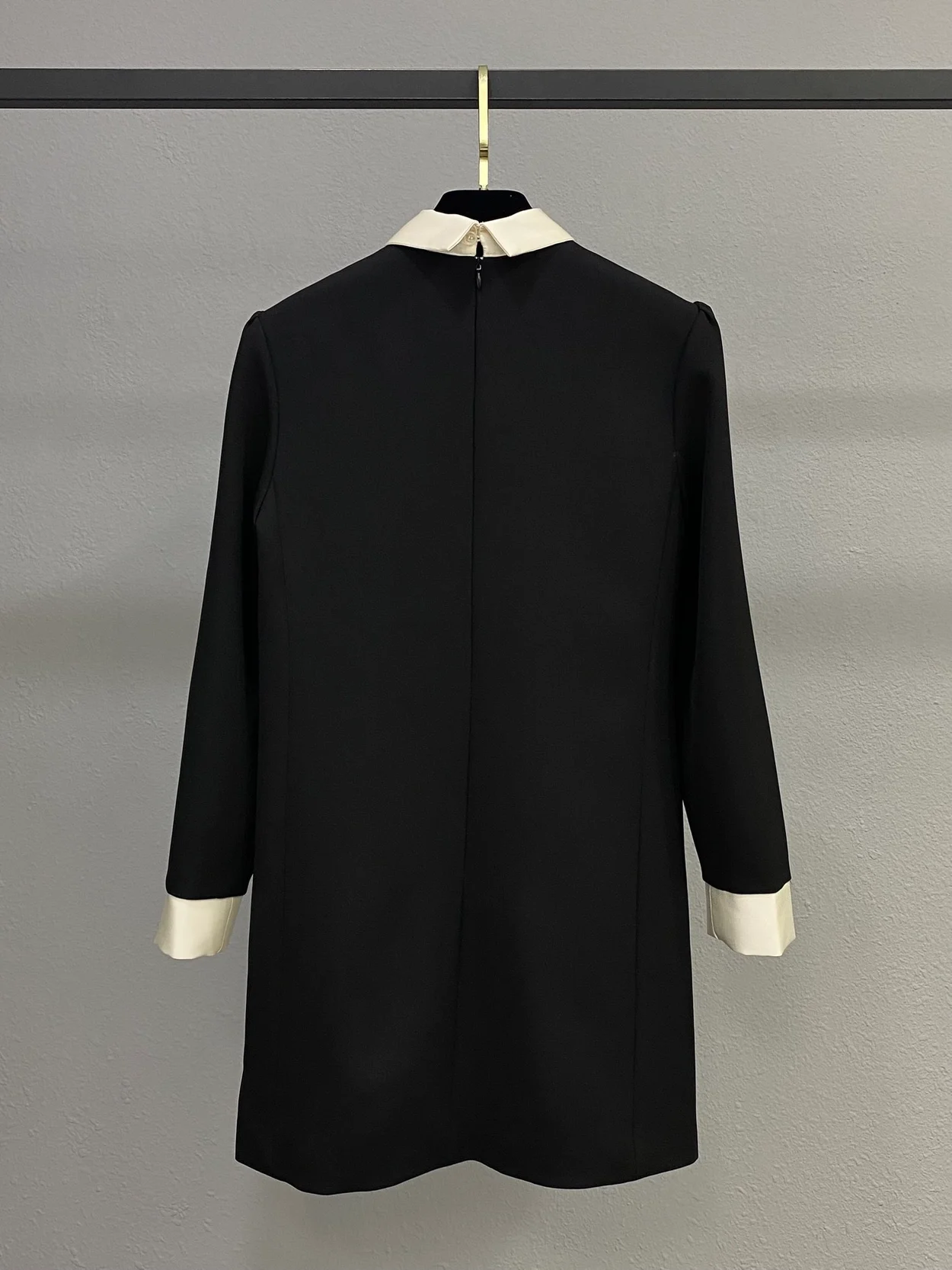 더블 페이스 울 앤 실크 미니 워크웨어 드레스 상세