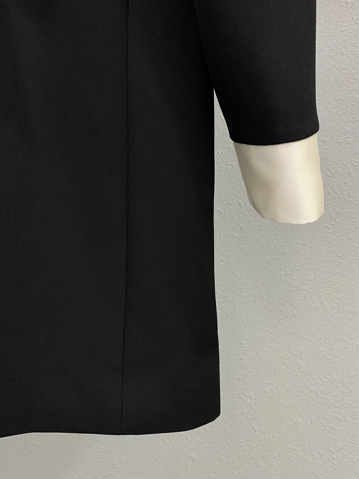 더블 페이스 울 앤 실크 미니 워크웨어 드레스 상세