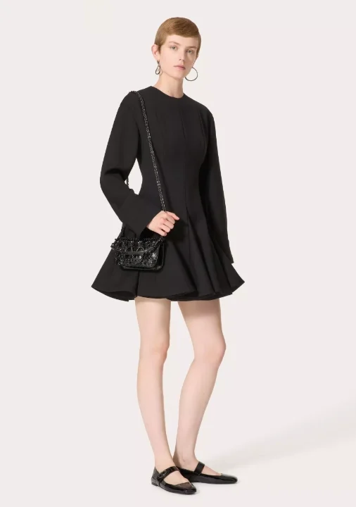 크레이프 미니 드레스 상세