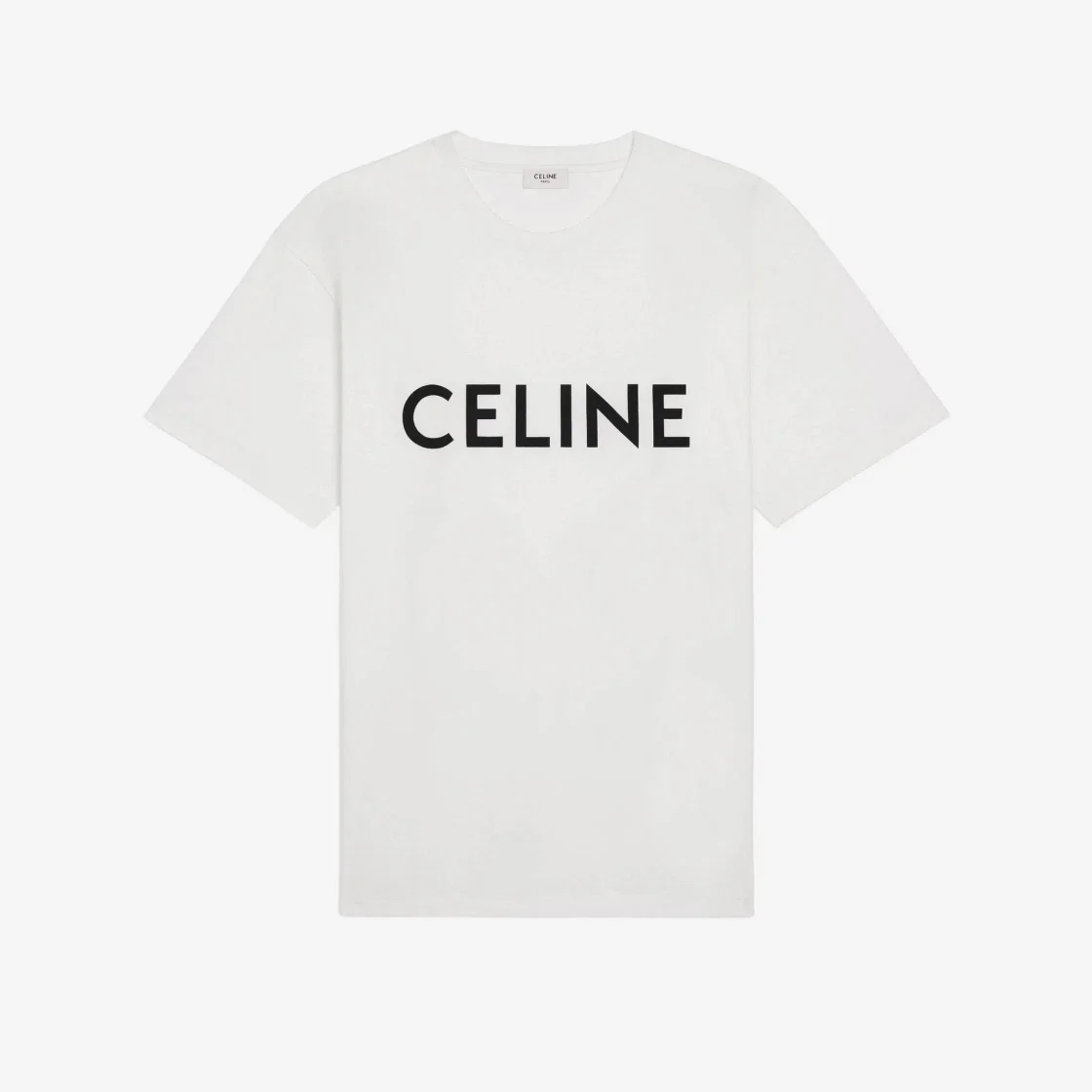 파리 저지 루즈 티셔츠 화이트 상세