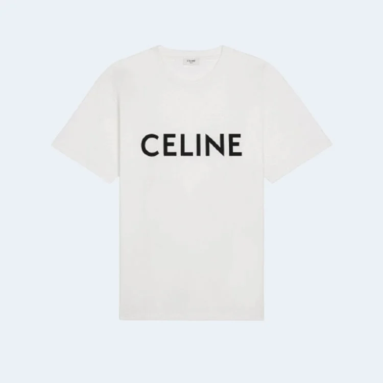 파리 저지 루즈 티셔츠 화이트