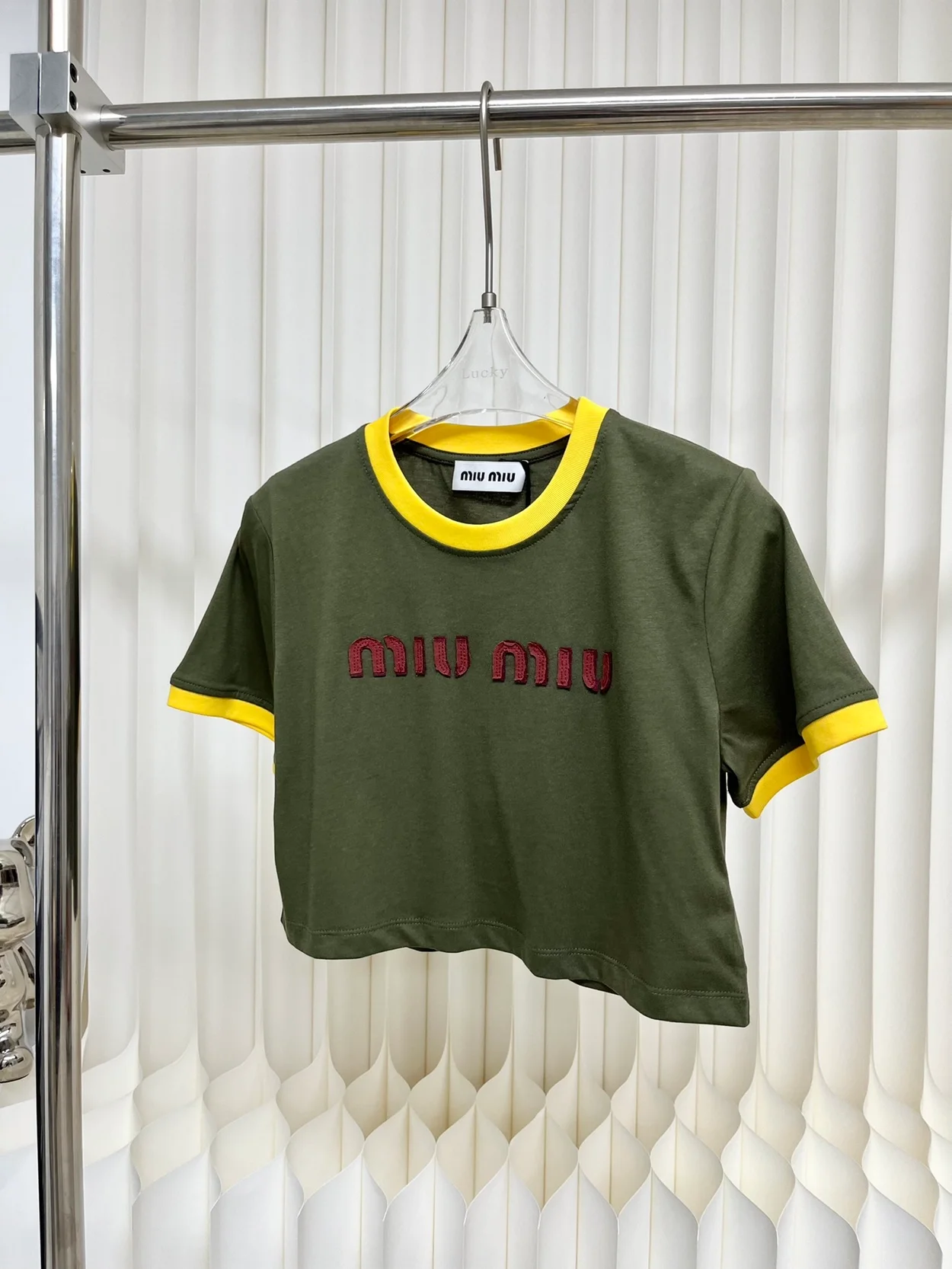 자수 코튼 저지 티셔츠 상세