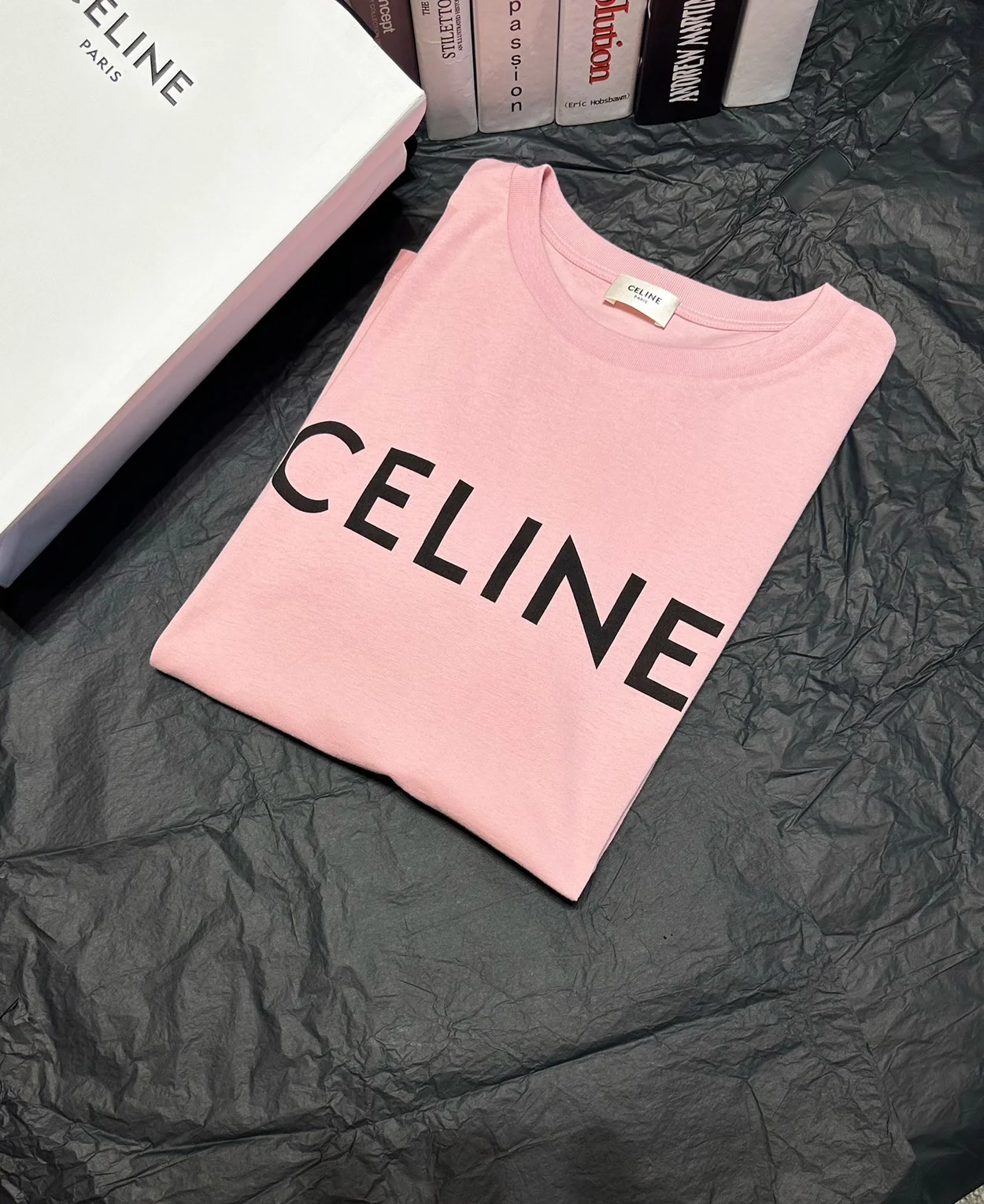 루즈 티셔츠 핑크 상세