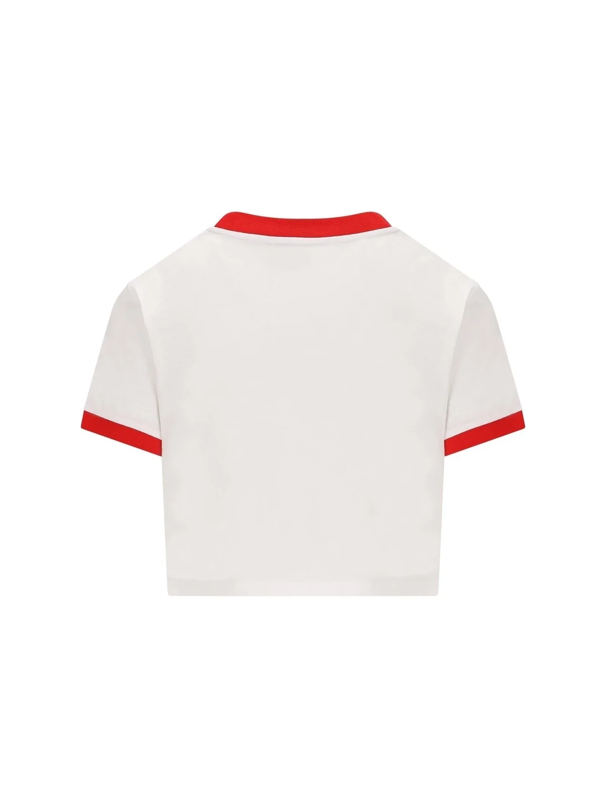 로고 프린트 크롭 티셔츠 상세