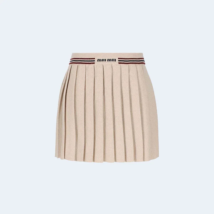 캐시미어 플레어 스커트