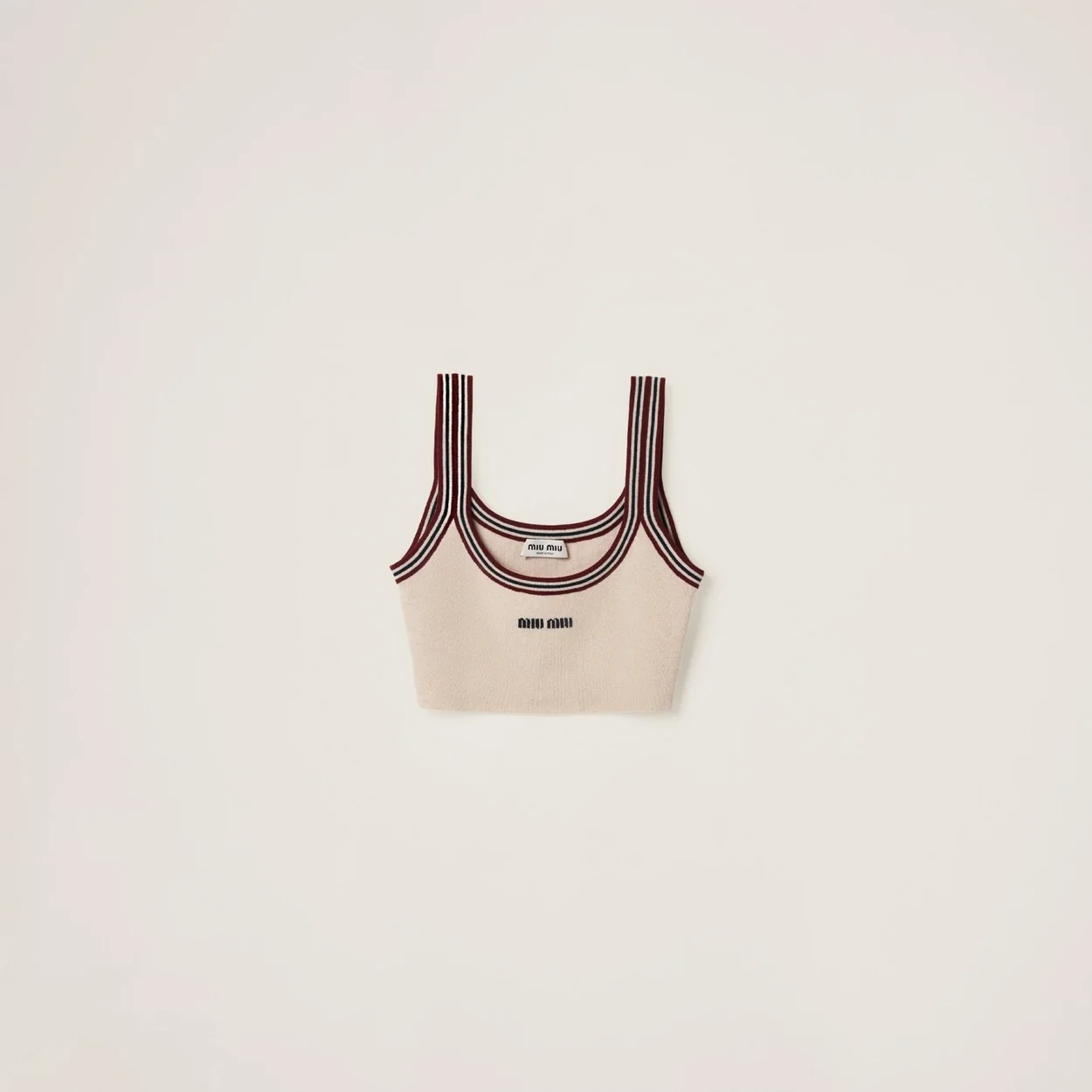 미우미우 캐시미어 탱크 탑 상세