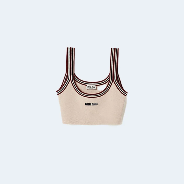 미우미우 캐시미어 탱크 탑