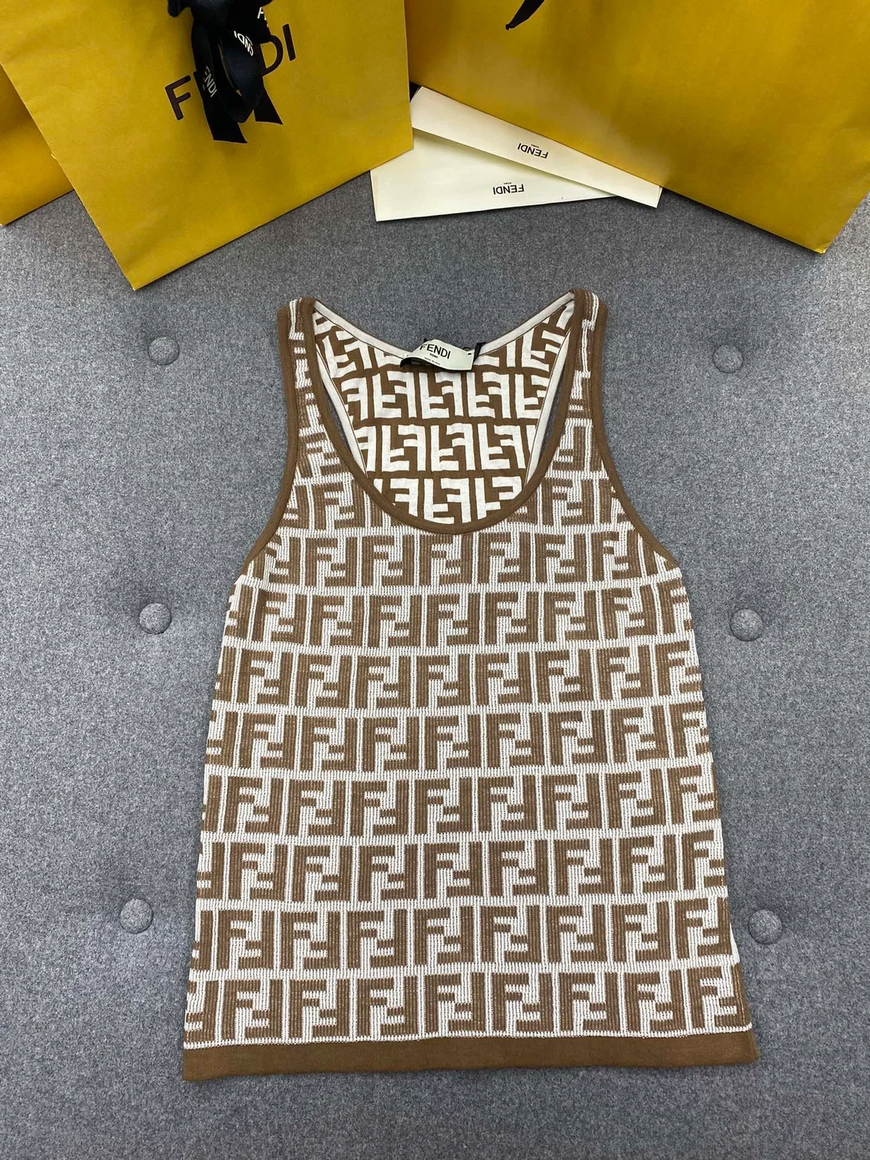 펜디 FF 코튼 탑 상세