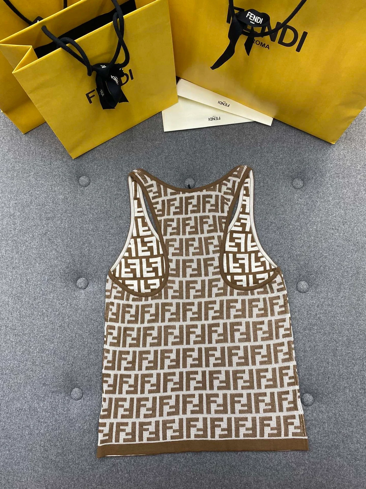 펜디 FF 코튼 탑 상세