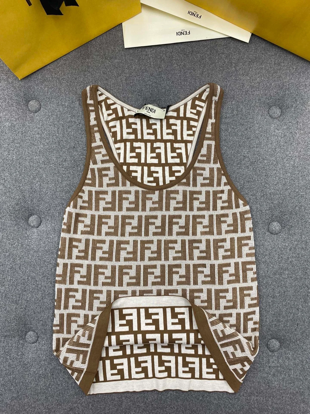 펜디 FF 코튼 탑 상세