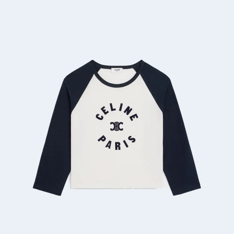셀린느 코튼 저지 트리옹프 티셔츠