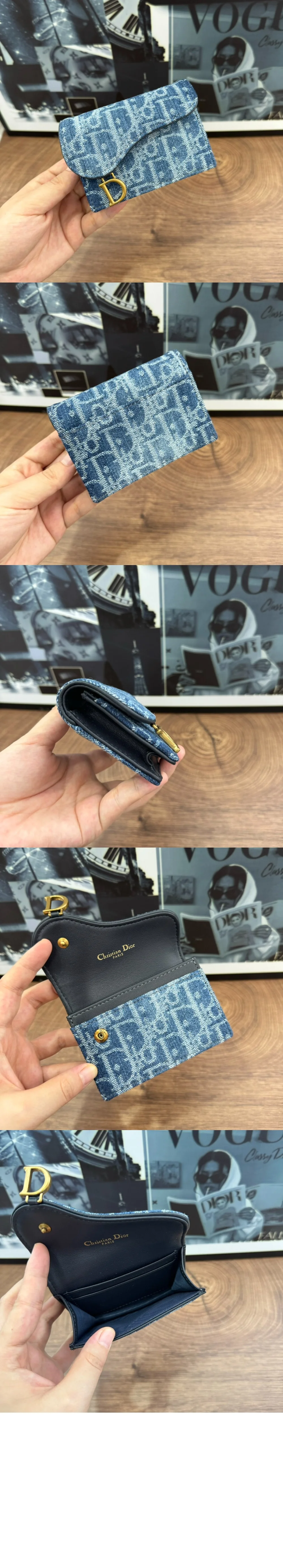 Saddle Bloom 카드 지갑 상세