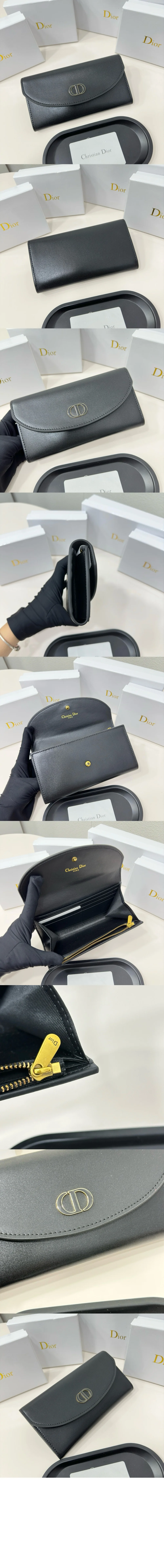 30 Montaigne Avenue 송아지 가죽 지갑 상세