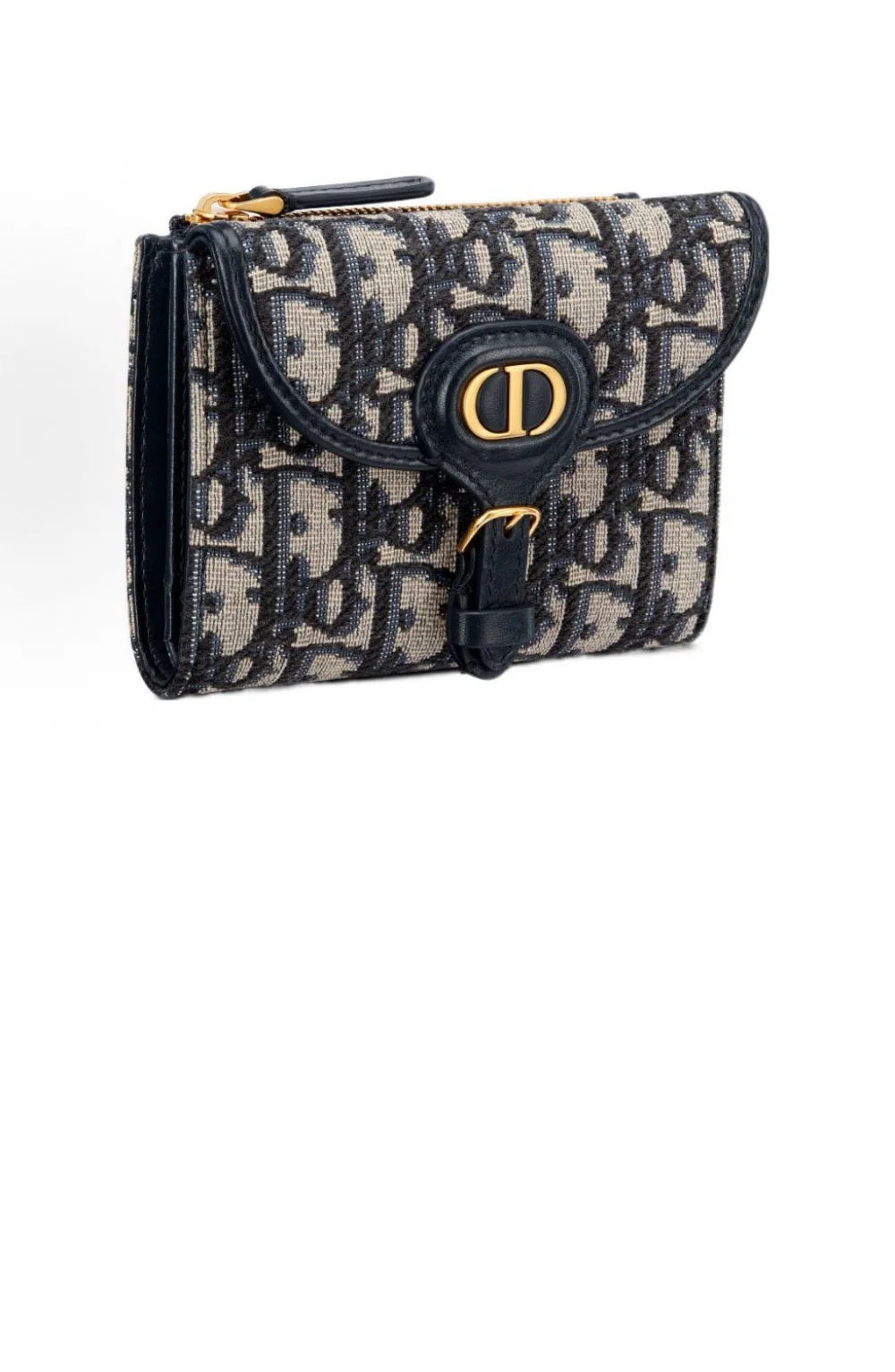 플랩 더블 할인 트윌 자카드 더블 가죽 지갑 상세