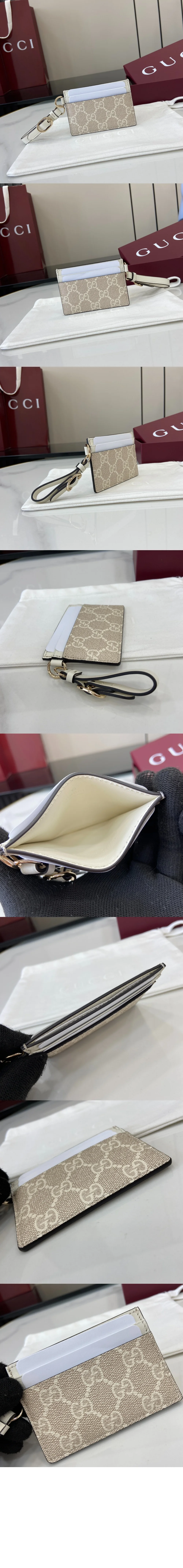 GG 엠블럼 스트랩 카드 케이스 상세