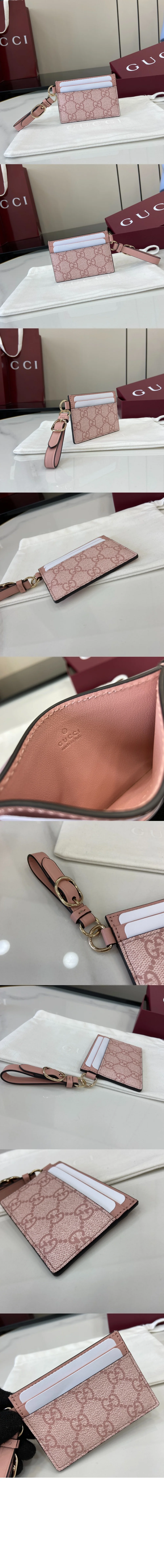 GG 엠블럼 스트랩 카드 케이스 상세