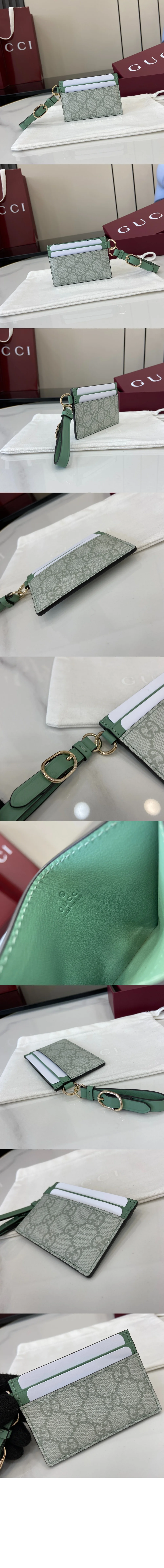 GG 엠블럼 스트랩 카드 케이스 상세