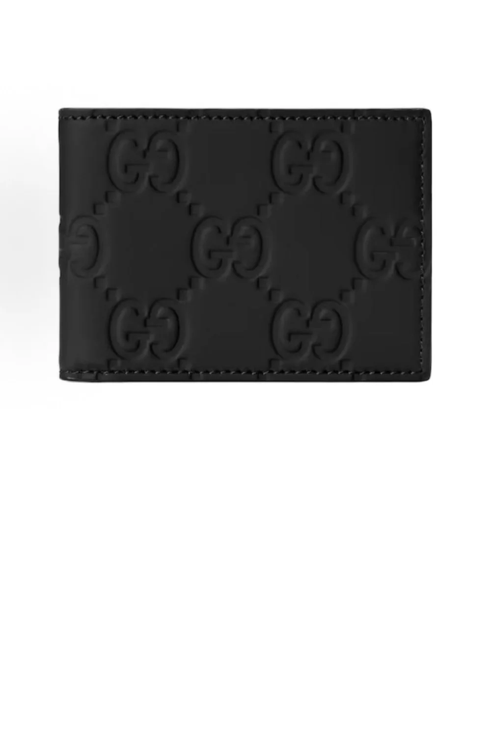 더블 G 로고 플랩 접이식 러버 지갑 상세