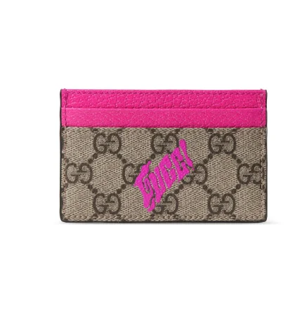 GG 모노그램 투톤 플랫 카드케이스