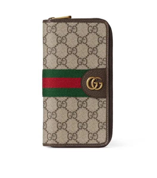 오피디아 컬렉션 풀 지퍼 지갑