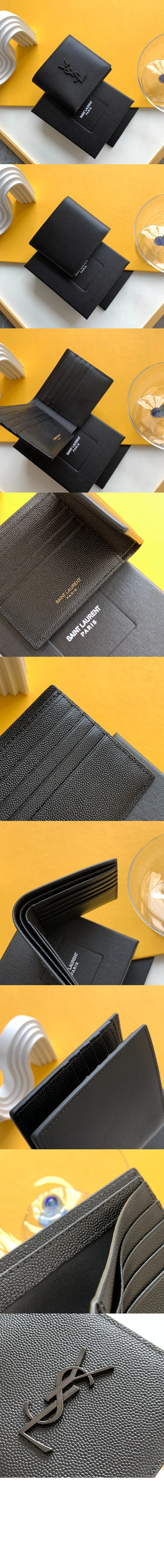 모노그램 반지갑 블랙 상세