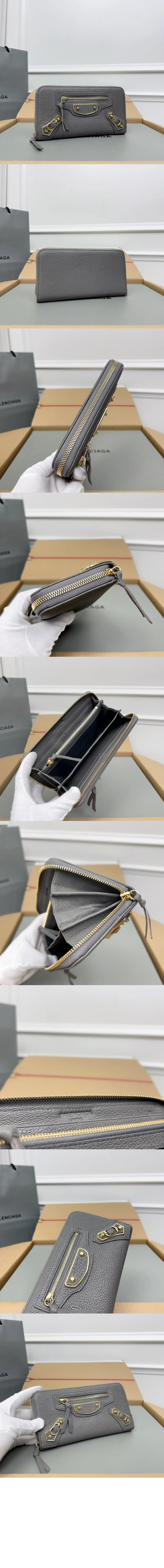 메탈릭 엣지 장지갑 상세