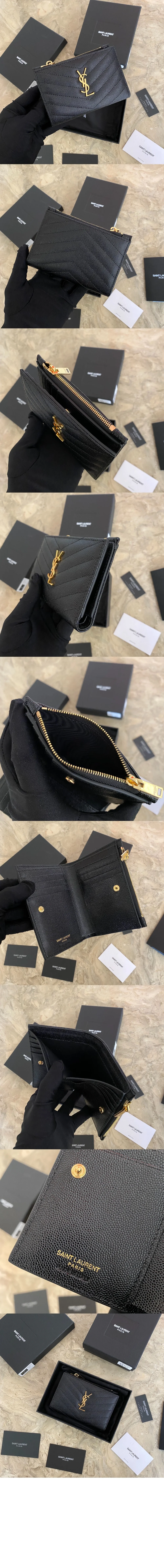 투파트 지퍼 중지갑 상세