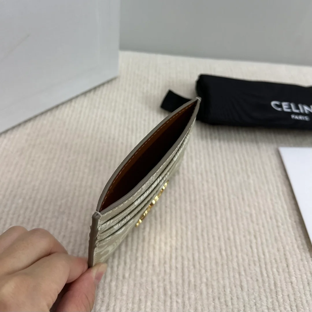 트리옹프 캔버스 카드 지갑 그레주 상세