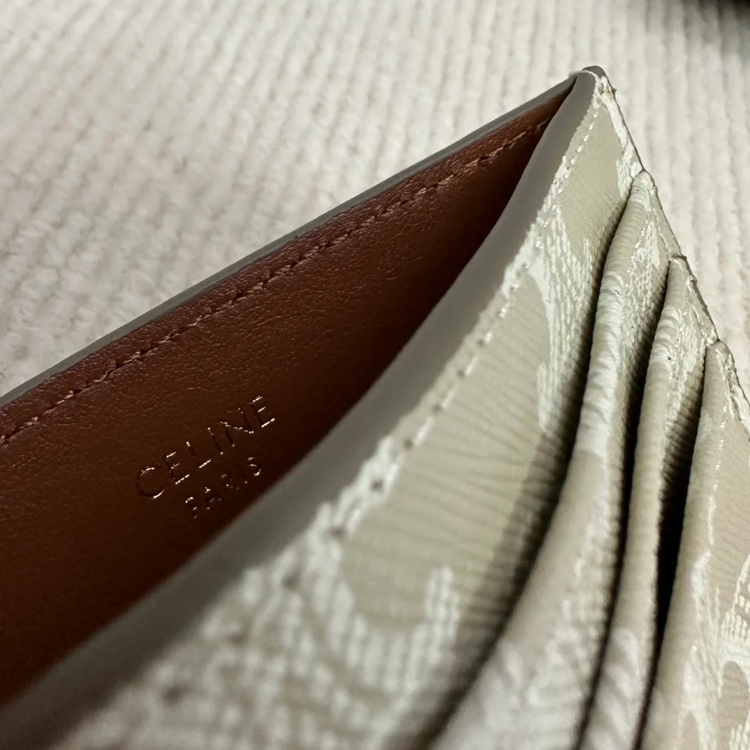 트리옹프 캔버스 카드 지갑 그레주 상세