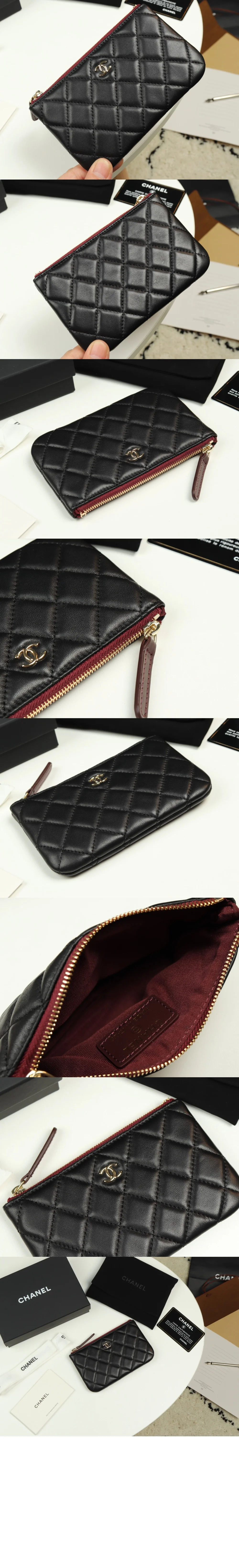 클래식 코인 파우치 (캐비어 or 램스킨) 상세