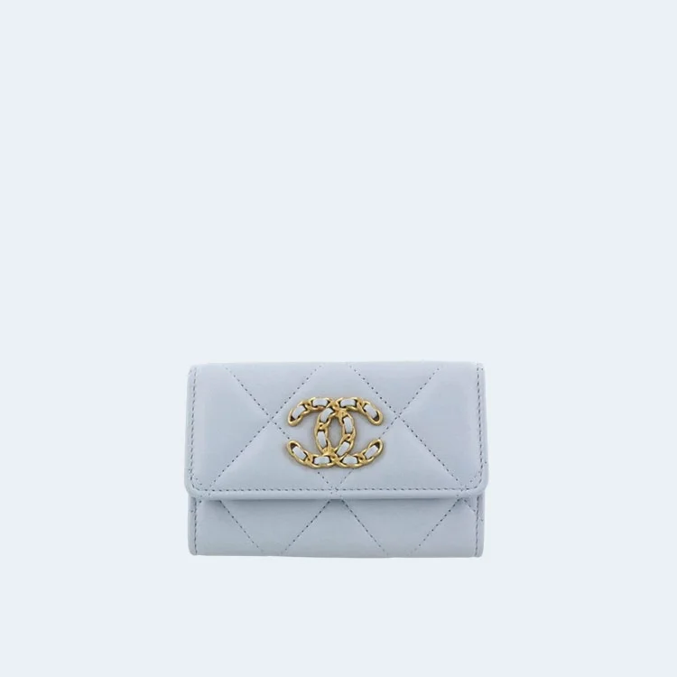 19 플랩 카드 홀더 스카이 블루 상세