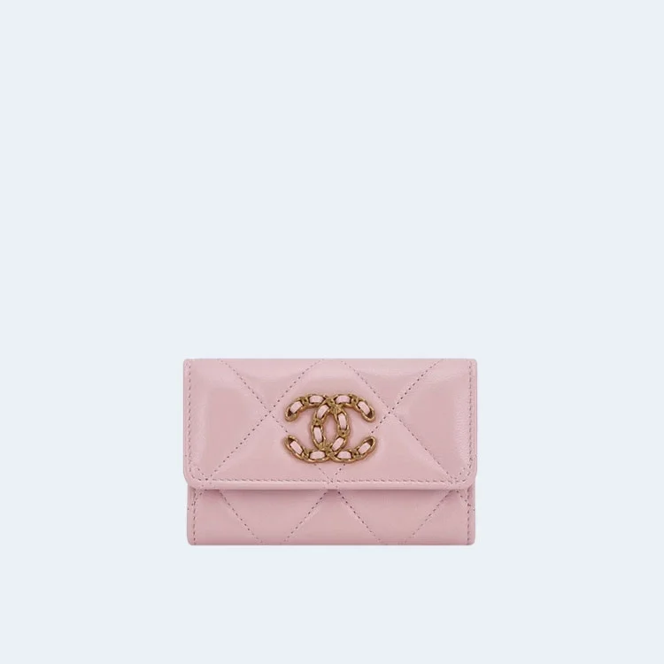 19 플랩 카드 홀더 핑크 상세