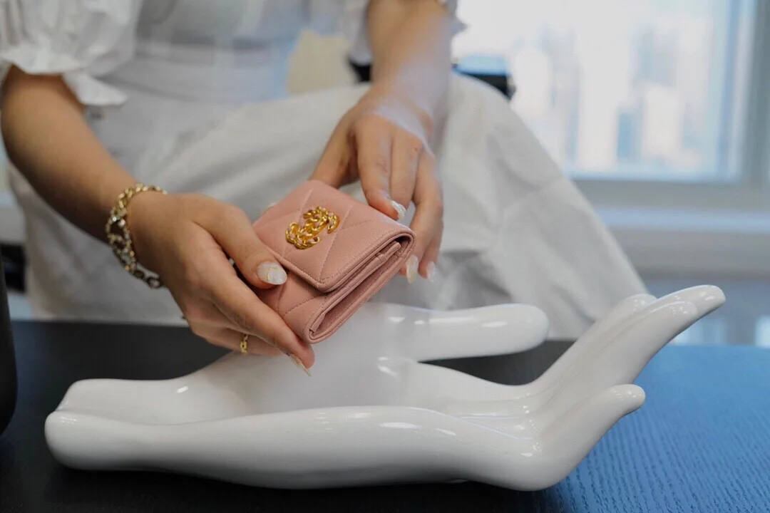 19 플랩 카드 홀더 핑크 상세